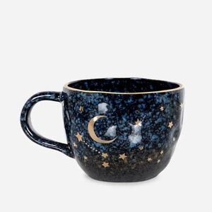 Disturbia Dark Blue Ceramic Mug